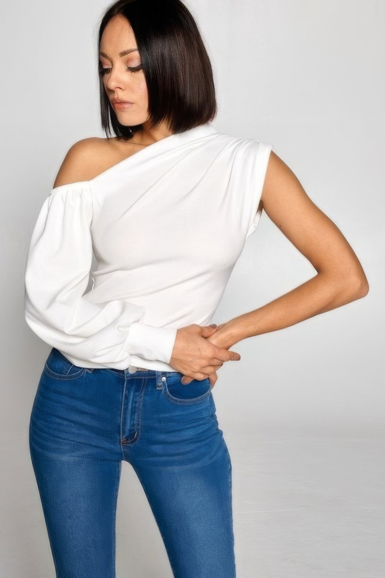 Ladies One-shoulder Top - BaeDrip