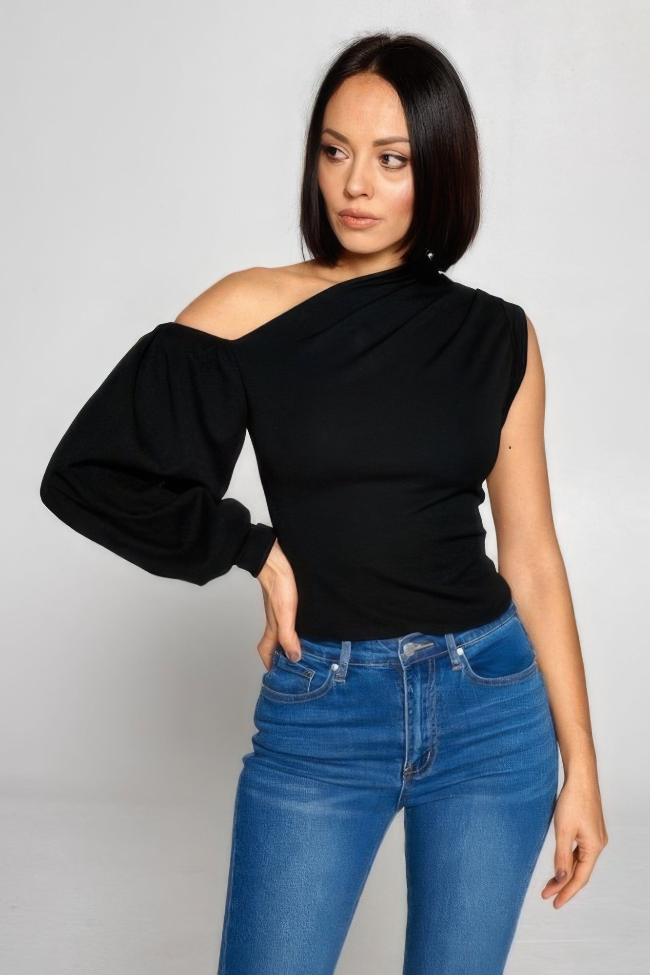 Ladies One-shoulder Top - BaeDrip