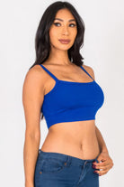 Ribbed Knit Cami Crop Top - BaeDrip