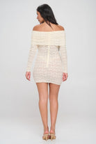 Off Shoulder Lace Dress - BaeDrip