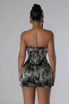 Zipper Closure Stretch Tube Dress - BaeDrip