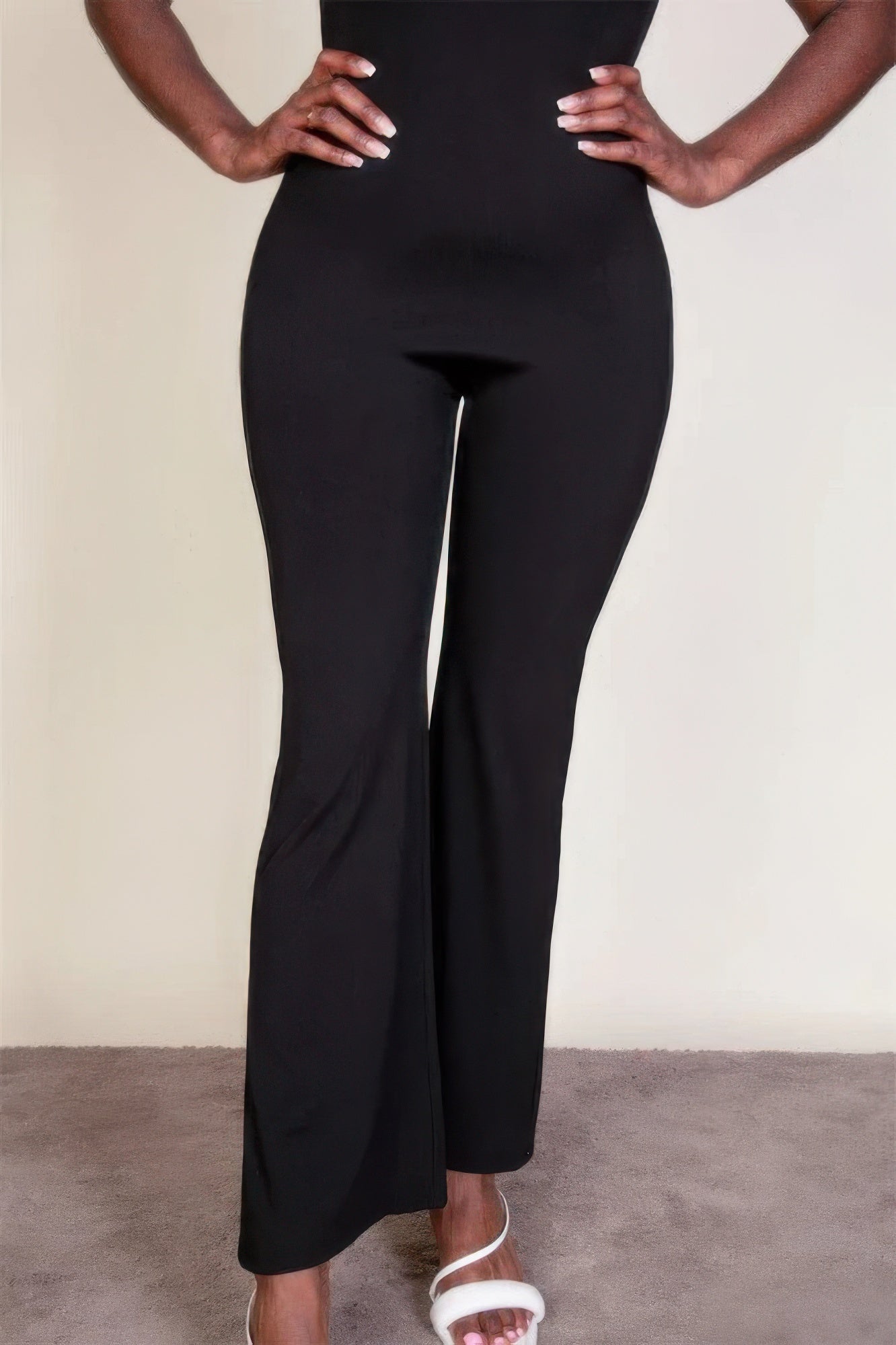 Ribbed sleeveless wide leg jumpsuit - BaeDrip