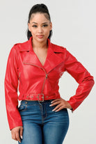 Pu Leather Jacket - BaeDrip