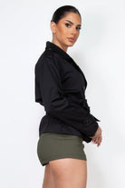 Double-breasted Waist-tie Trench Coat - BaeDrip