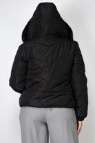 Insulated Zip-up Faux Fur Hooded Jacket - BaeDrip
