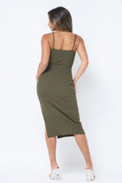 Side Slit Cami Dress - BaeDrip