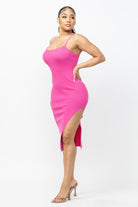 Side Slit Cami Dress - BaeDrip