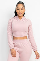 Hooded Corset Top & Pants Set - BaeDrip