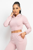 Hooded Corset Top & Pants Set - BaeDrip