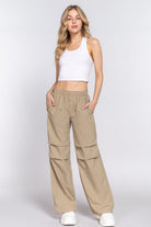 Waist Elastic Parachute Pants - BaeDrip