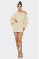 Sweater Mini Dress - BaeDrip