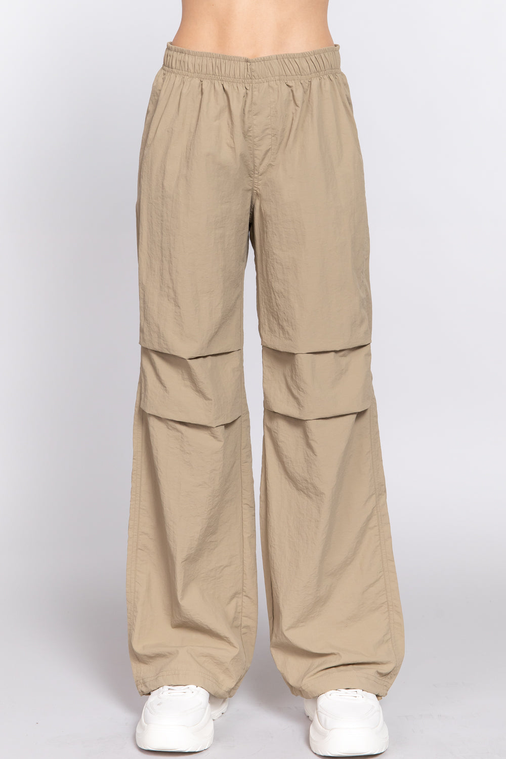 Waist Elastic Parachute Pants - BaeDrip