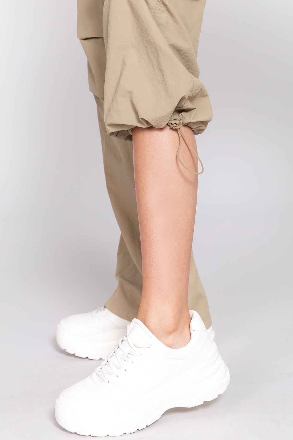 Waist Elastic Parachute Pants - BaeDrip